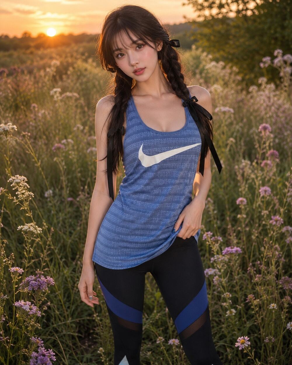 Nike Movement & Morning Light Dri-Fit Racerback Tank